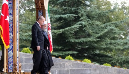 تصاویر استقبال رسمی روحانی از اردوغان