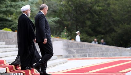 تصاویر استقبال رسمی روحانی از اردوغان