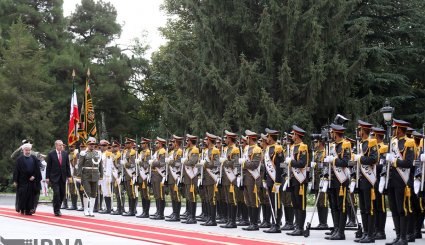 تصاویر استقبال رسمی روحانی از اردوغان