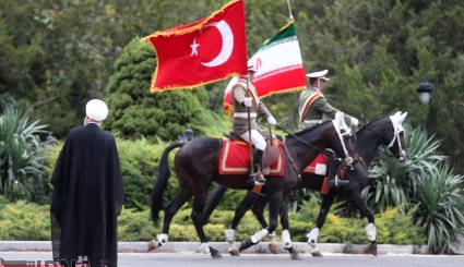 تصاویر استقبال رسمی روحانی از اردوغان