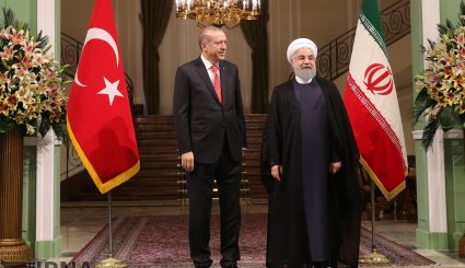 تصاویر استقبال رسمی روحانی از اردوغان