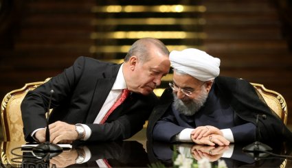 امضای تفاهم نامه و نشست خبری مشترک روحانی و اردوغان + تصاویر