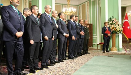 امضای تفاهم نامه و نشست خبری مشترک روحانی و اردوغان + تصاویر
