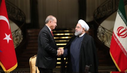امضای تفاهم نامه و نشست خبری مشترک روحانی و اردوغان + تصاویر