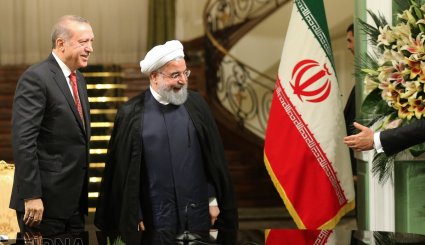امضای تفاهم نامه و نشست خبری مشترک روحانی و اردوغان + تصاویر