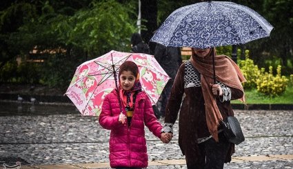 بارش شدید باران در رشت + تصاویر