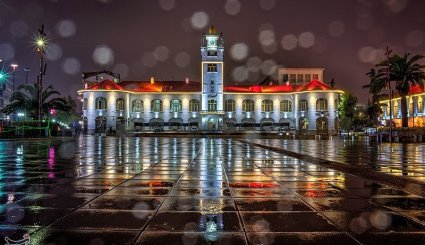 بارش شدید باران در رشت + تصاویر