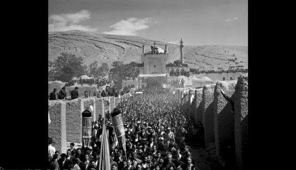 آئین سنتی و مذهبی قالی شویان مشهد اردهال در دهه 40 + تصاویر