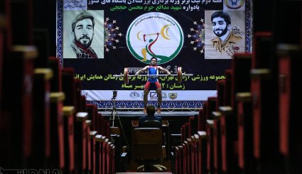 مسابقات لیگ وزنه برداری کشور + تصاویر
