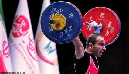 مسابقات لیگ وزنه برداری کشور + تصاویر