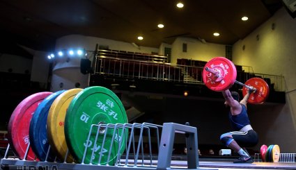 مسابقات لیگ وزنه برداری کشور + تصاویر