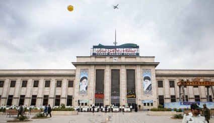 رزمایش خودرویی پلیس راه آهن کشور + تصاویر