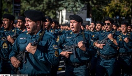 صبحگاه مشترک نیروی انتظامی