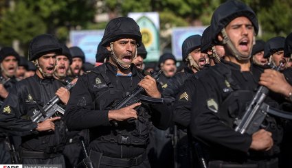 صبحگاه مشترک نیروی انتظامی