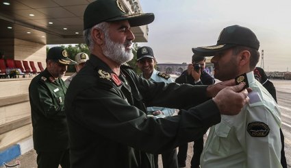 صبحگاه مشترک نیروهای مسلح به مناسبت هفته ناجا