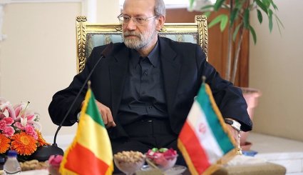 دیدار رئیس مجلس مالی با علی لاریجانی + تصاویر
