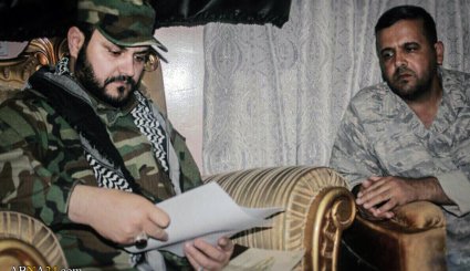 حضور دبیرکل نجباء در اتاق عمليات الحويجه
