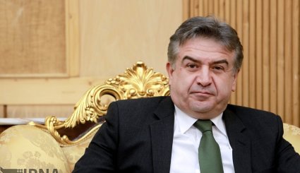 ورود نخست وزیر ارمنستان به تهران

