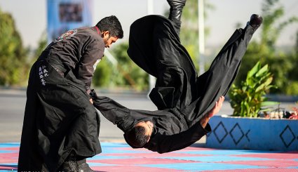مانور توان رزمی نیروهای یگان ویژه نیروی انتظامی استان اصفهان
