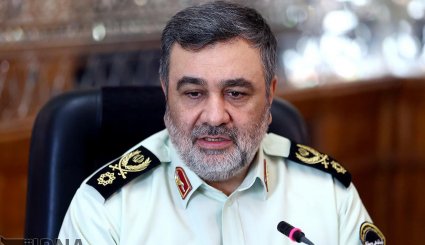 دیدار فرمانده نیروی انتظامی با رییس مجلس
