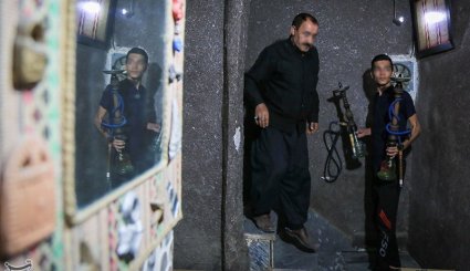 جمع آوری قلیان از قهوه خانه های قم