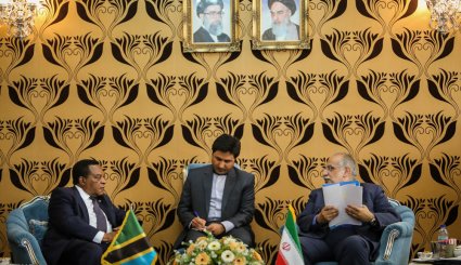 دیدار وزیر خارجه تانزانیا با وزیر اقتصاد ایران + تصاویر