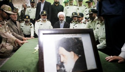 تجدید میثاق فرماندهان ناجا با آرمان های امام(ره) + تصاویر