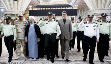 تجدید میثاق فرماندهان ناجا با آرمان های امام(ره) + تصاویر