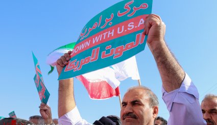 تجمع اعتراضی مردم اصفهان به مواضع خصمانه ترامپ‎