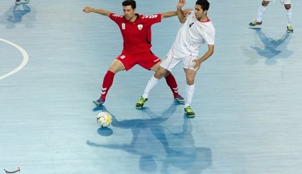 مسابقه فوتسال قهرمانی غرب و مرکز آسیا - ایران و افغانستان + تصاویر