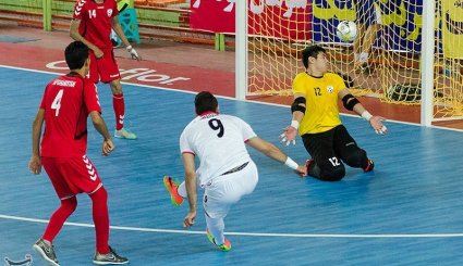 مسابقه فوتسال قهرمانی غرب و مرکز آسیا - ایران و افغانستان + تصاویر