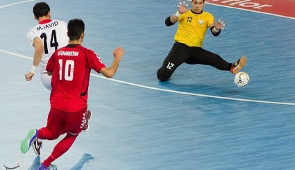مسابقه فوتسال قهرمانی غرب و مرکز آسیا - ایران و افغانستان + تصاویر