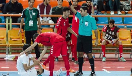 مسابقه فوتسال قهرمانی غرب و مرکز آسیا - ایران و افغانستان + تصاویر