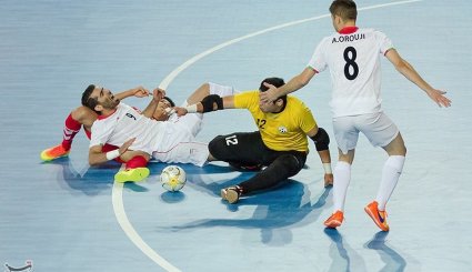 مسابقه فوتسال قهرمانی غرب و مرکز آسیا - ایران و افغانستان + تصاویر