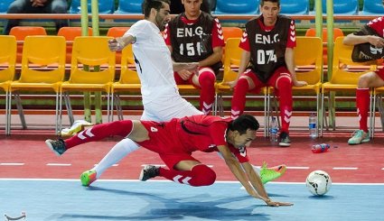 مسابقه فوتسال قهرمانی غرب و مرکز آسیا - ایران و افغانستان + تصاویر