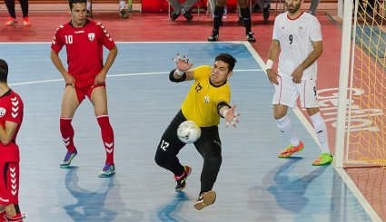 مسابقه فوتسال قهرمانی غرب و مرکز آسیا - ایران و افغانستان + تصاویر