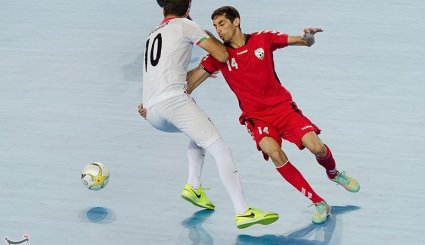مسابقه فوتسال قهرمانی غرب و مرکز آسیا - ایران و افغانستان + تصاویر