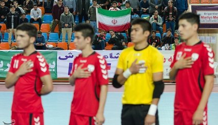 مسابقه فوتسال قهرمانی غرب و مرکز آسیا - ایران و افغانستان + تصاویر