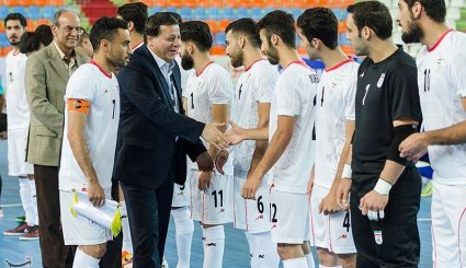 مسابقه فوتسال قهرمانی غرب و مرکز آسیا - ایران و افغانستان + تصاویر