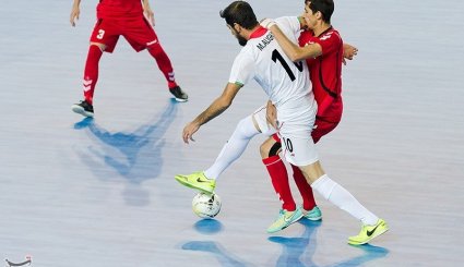 مسابقه فوتسال قهرمانی غرب و مرکز آسیا - ایران و افغانستان + تصاویر
