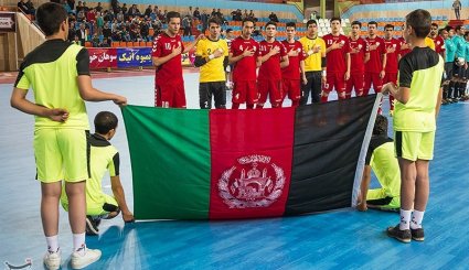 مسابقه فوتسال قهرمانی غرب و مرکز آسیا - ایران و افغانستان + تصاویر