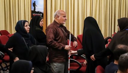 مراسم روز جهانی عصای سفید + تصاویر