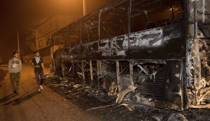 آتش سوزی مرگبار در پرتغال
