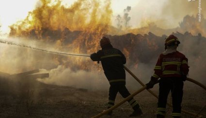 آتش سوزی مرگبار در پرتغال