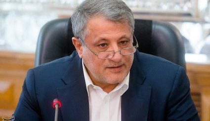 دیدار اعضای شورای شهر تهران با رئیس مجلس