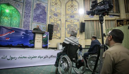 گردهمایی رزمندگان سپاه حضرت محمد رسول‌الله (ص) + تصاویر
