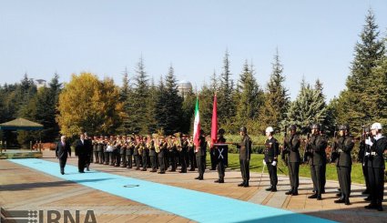 استقبال رسمی از جهانگیری در ترکیه + تصاویر