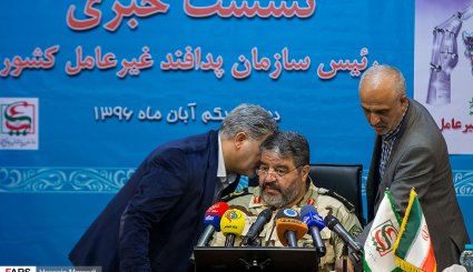 نشست خبری رئیس سازمان پدافند غیرعامل