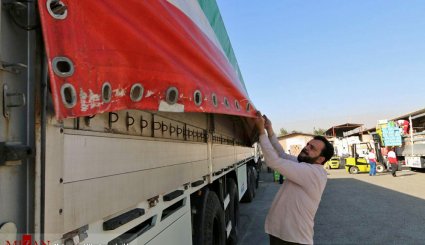 ارسال دارو و تجهیزات مراسم اربعین حسینی به عراق
