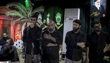 وداع با پیکر شهید مصطفی نبی لو